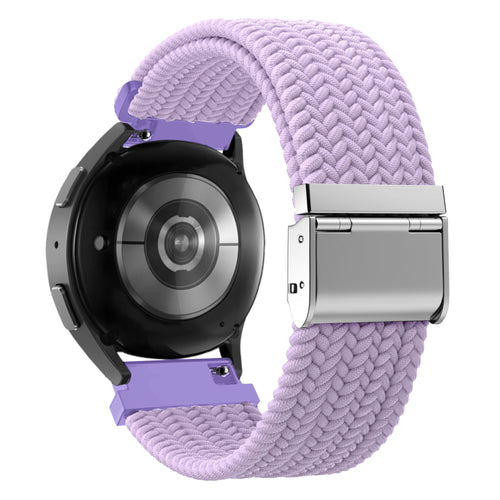 Bandz Bracelet nylon tressé Garmin Venu (violet clair)