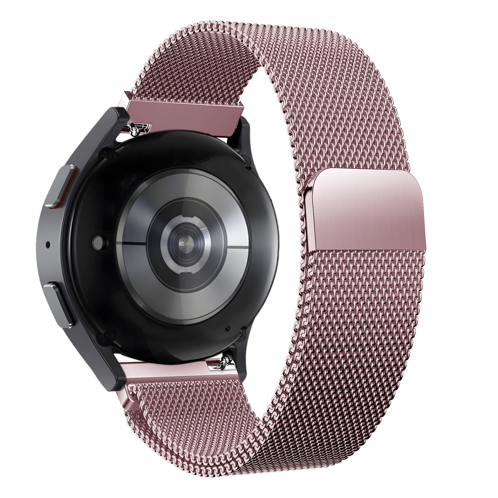Bandz Garmin Forerunner 570 - 42mm Milanese loop band (roze)
