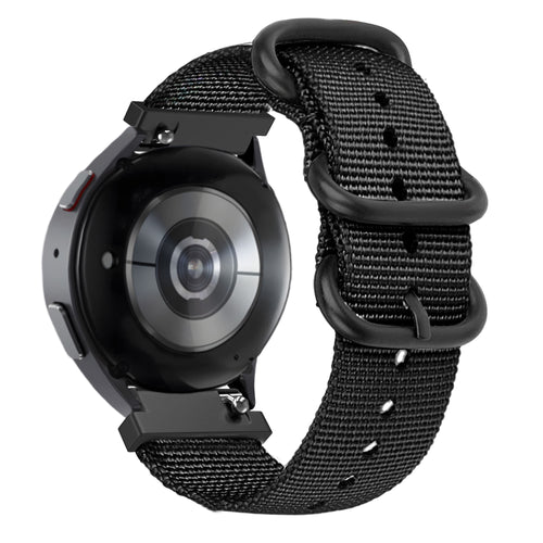 Bandz Garmin Approach S40 nylon band met gesp (zwart)