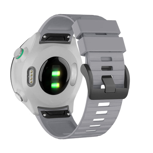Bandz Garmin Approach S70 - 47mm Buckled Silicone Strap (Grey)