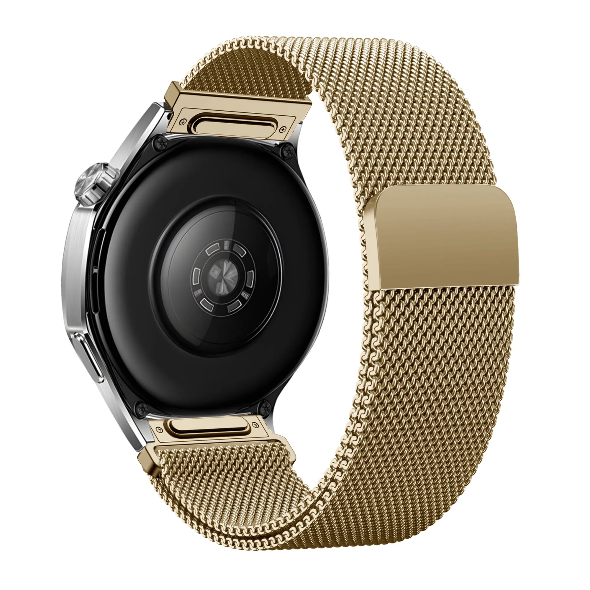 Bandz Huawei Watch GT 2 42mm Milanese Armband 'Easy fit' (Gold)