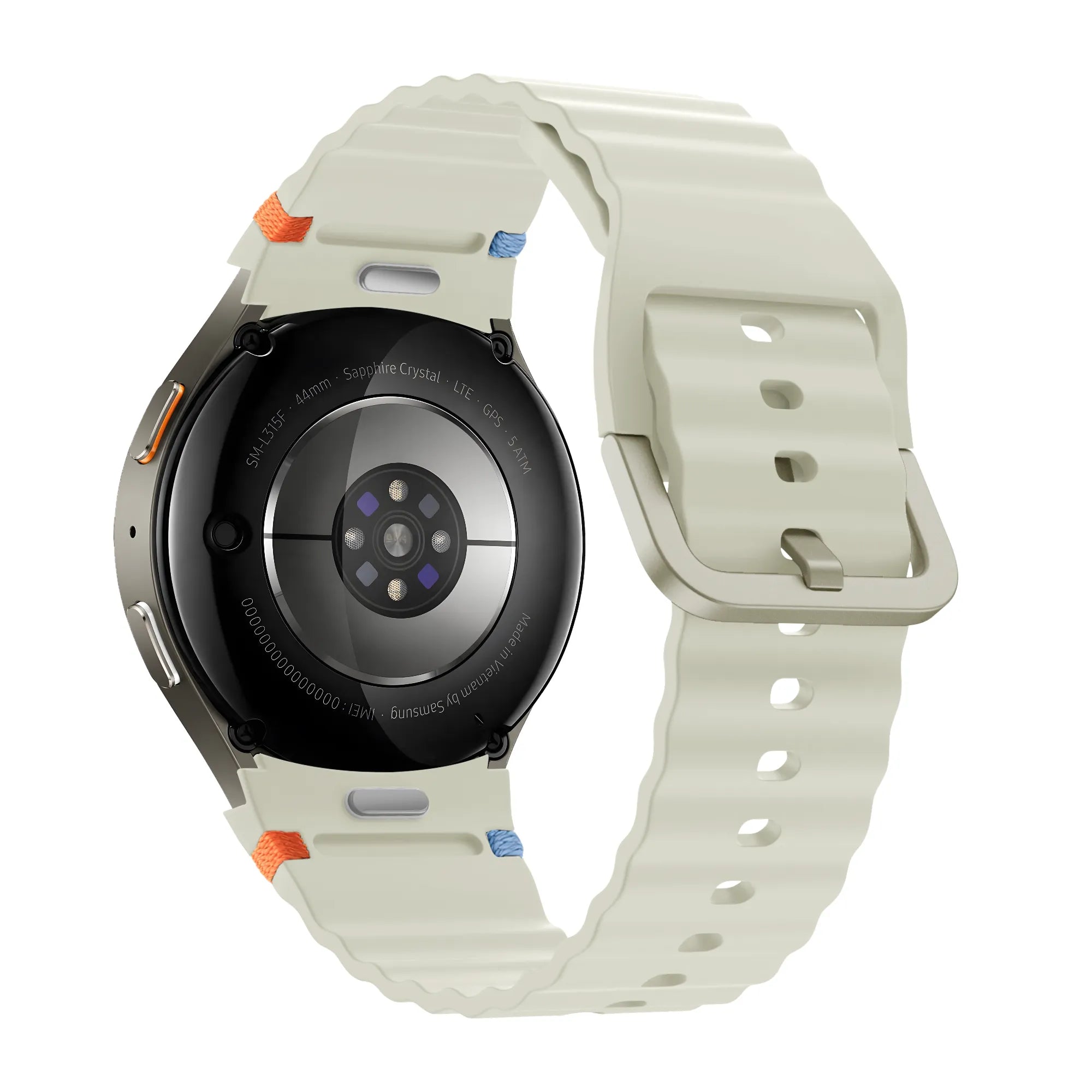 Bandz Samsung Galaxy Watch 7 - 40mm Wave Strap 'Easy Fit' (Starlight)