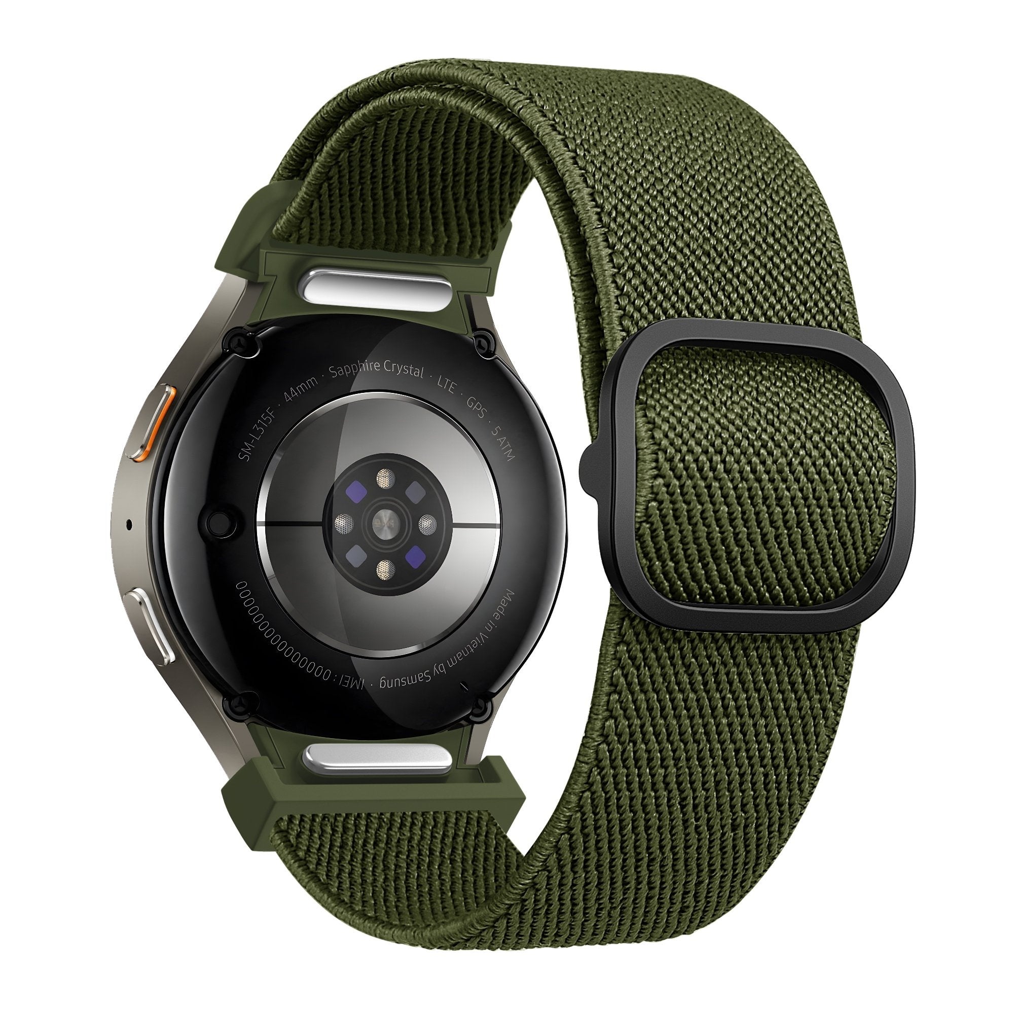Bandz Samsung Galaxy Watch 5 Pro Elastic Strap 'Easy Fit' (Green)