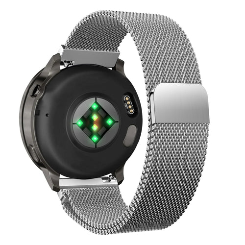 Bandz Bracelet milanais Garmin D2 Air X15 (argent)