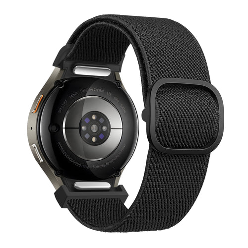 Bandz Bracelet elastique 'Easy Fit' Samsung Galaxy Watch 4 Classic 46mm (noir)