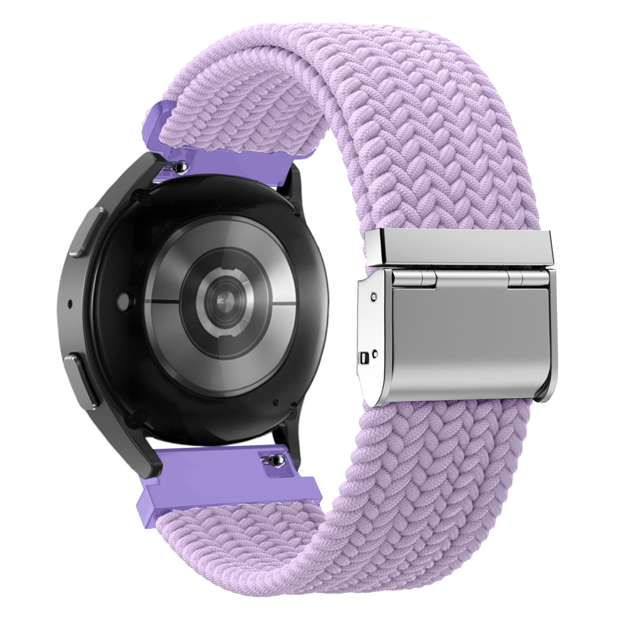 Bandz Garmin Forerunner 55 Gewebtes Nylonarmband (Hell Lila)