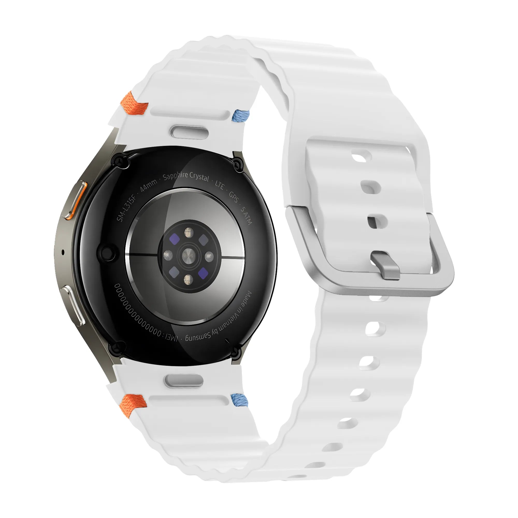 Bandz Samsung Galaxy Watch 7 - 40mm Wave Strap 'Easy Fit' (White)