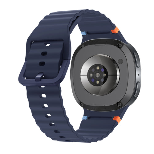 Correa silicona Wave Samsung Galaxy Watch 8 - 40mm (azul oscuro)