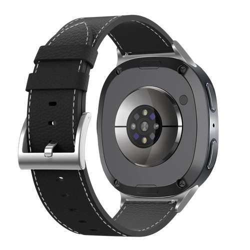 Samsung Galaxy Watch 8 - 40mm Leather Grain Strap (Black)