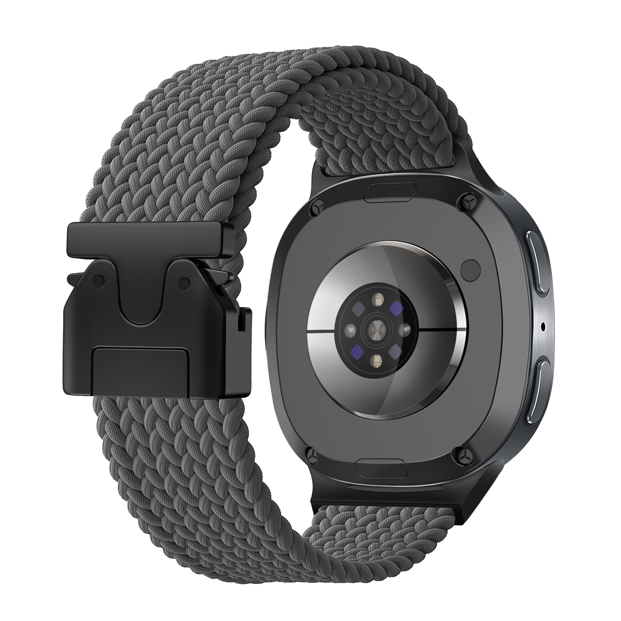 Bracelet tissu avec boucle Samsung Galaxy Watch 8 - 44mm (gris foncé)