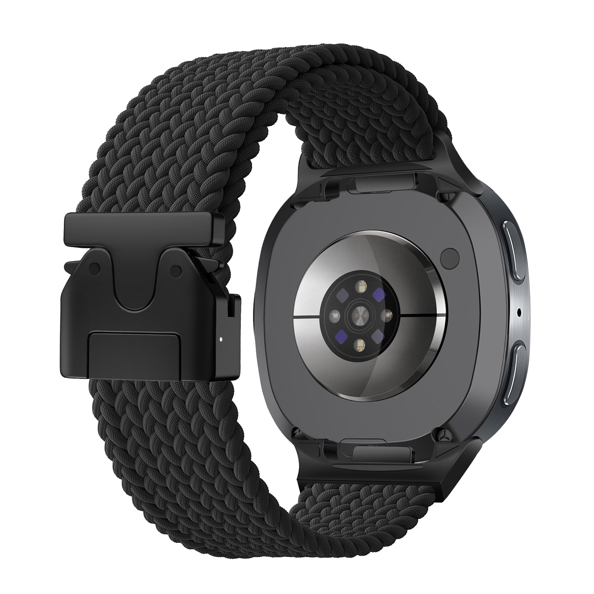 Bracelet tissu avec boucle Samsung Galaxy Watch 8 - 44mm (noir)