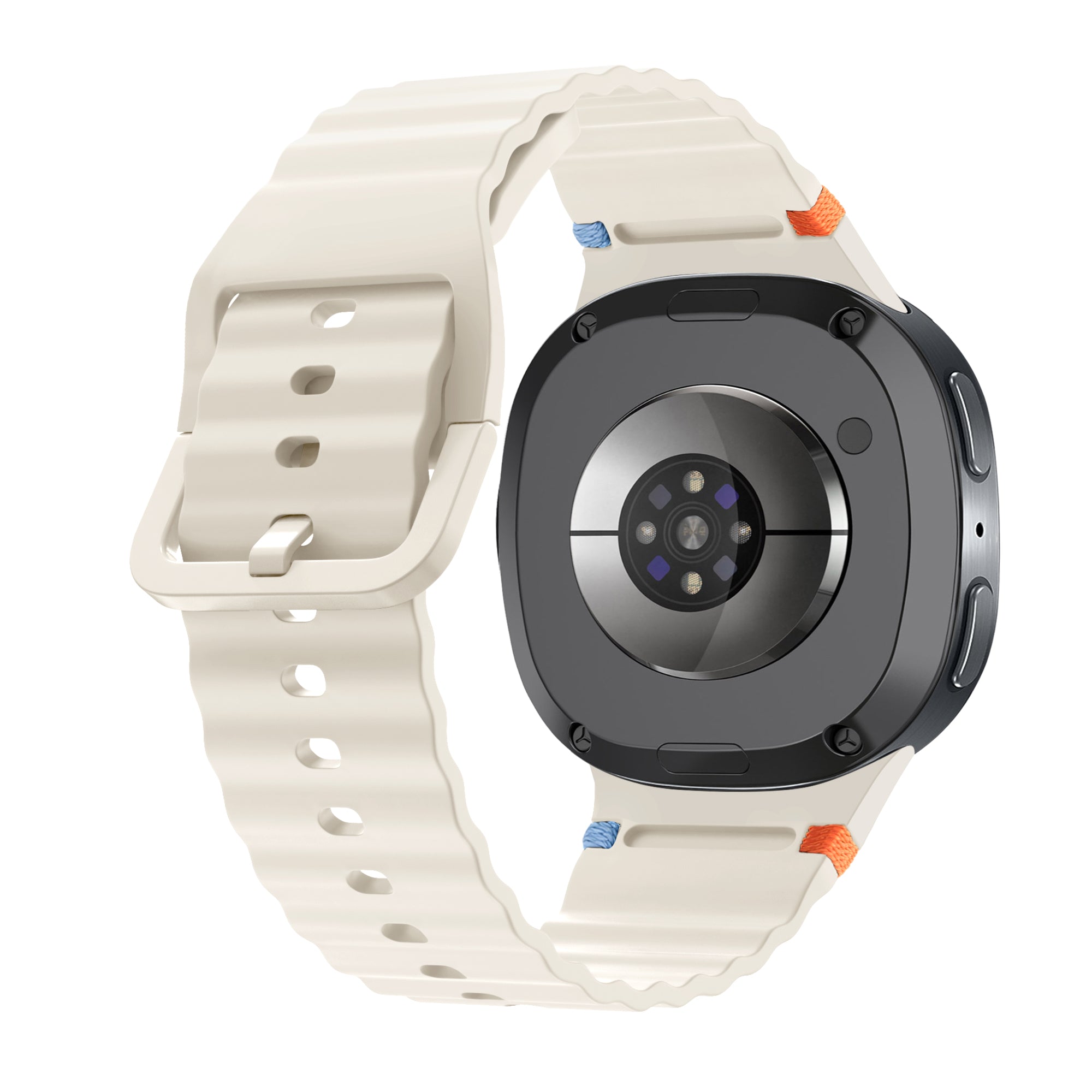 Bracelet silicone Wave Samsung Galaxy Watch 8 - 40mm (lumière stellaire)