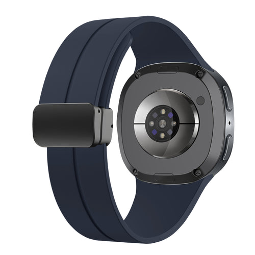 Samsung Galaxy Watch 8 Classic D-Buckle Silicone Strap (Dark Blue)