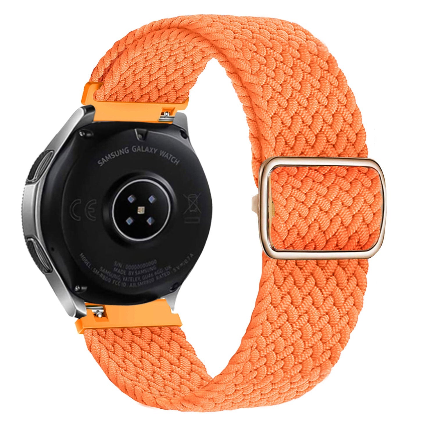 Bracelet tressé réglable Oppo Watch X (orange)