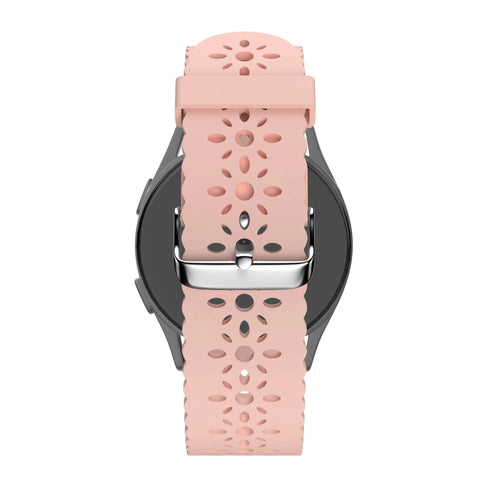 Bandz Coros Apex 2 siliconen band met bloemenpatroon (roze)