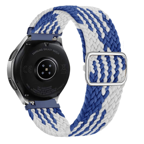 Gard Pro Health Smartwatch 3 - 48mm Verstellbar-Geflochtenes Armband (Blau/Weiß)
