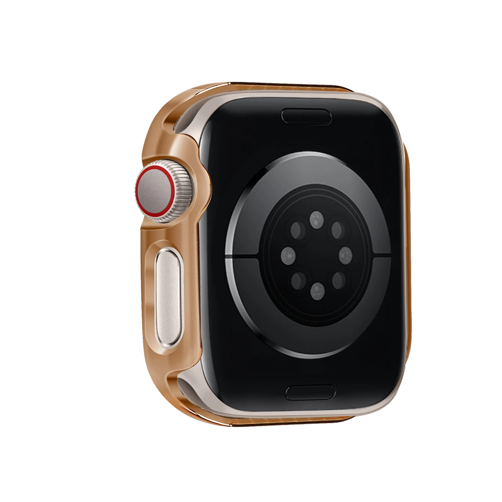 Bandz Apple Watch 10/11 - 42mm Diamond Hülle mit Glass (Roségold)