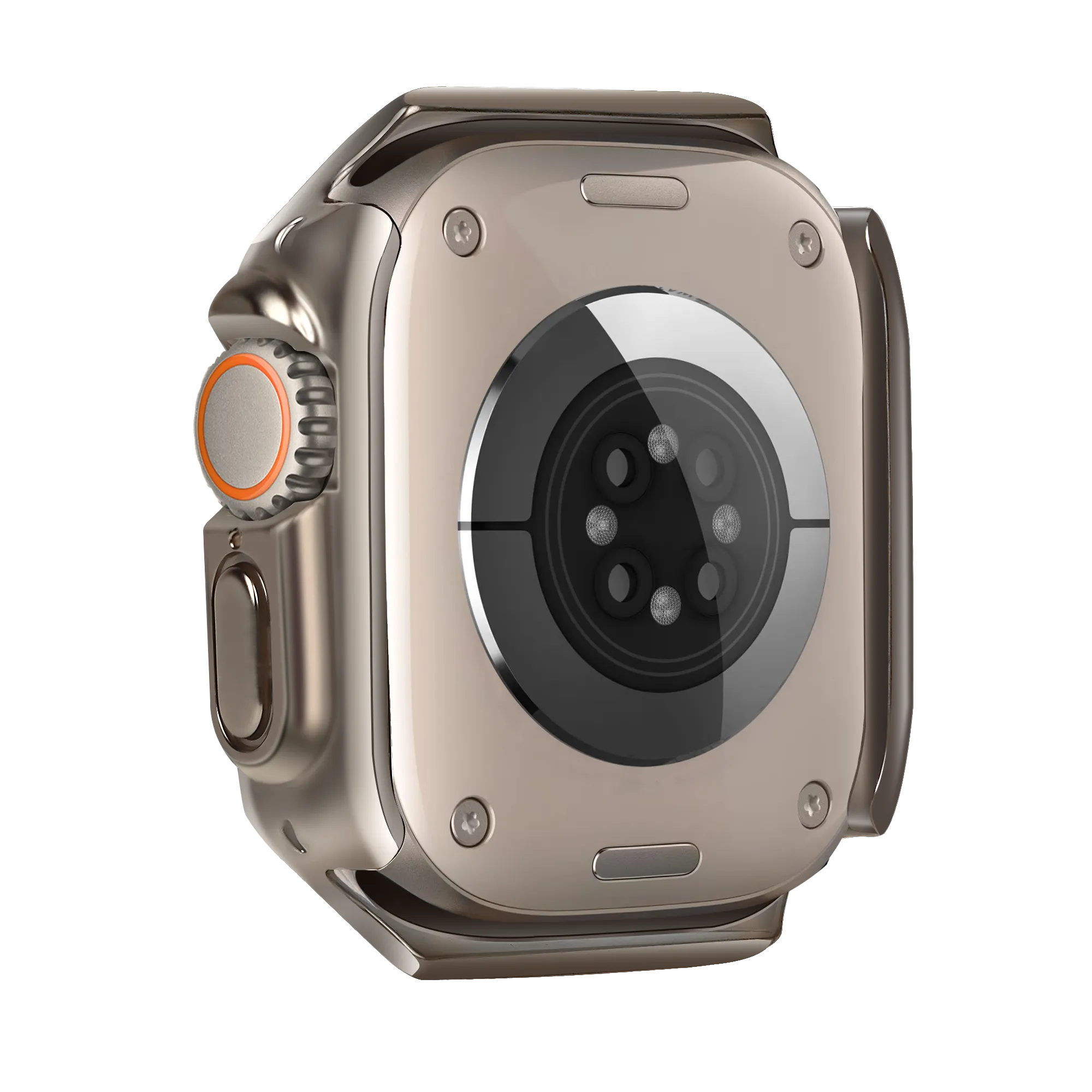 Bandz Apple Watch Ultra - 49mm galvanisiertes TPU-Gehäuse (Titan)
