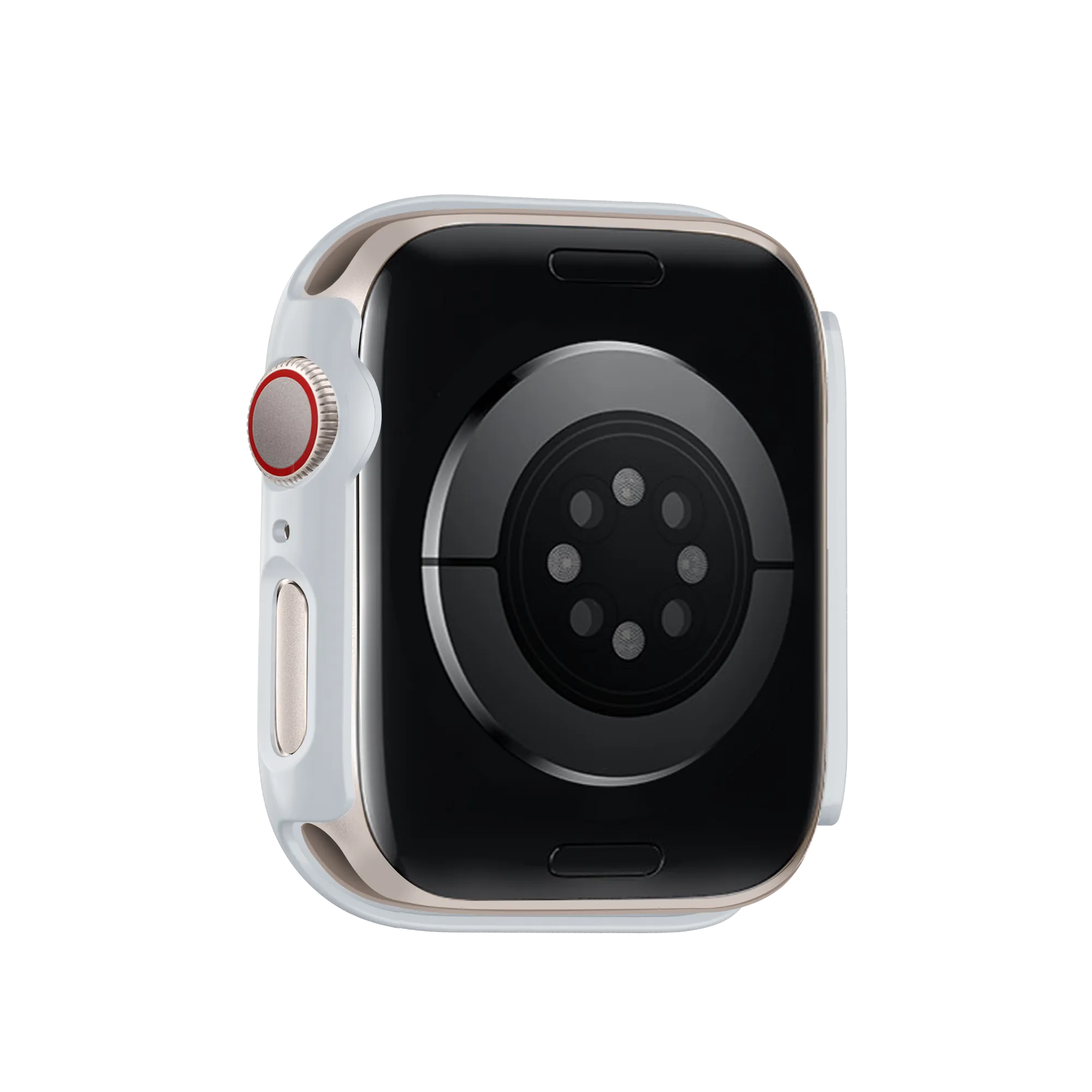 Bandz Apple Watch 10/11 PC-Gehäuse mit Glass (Silber)