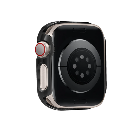 Bandz Funda diamante con vidrio Apple Watch 10/11 - 42mm (negro)