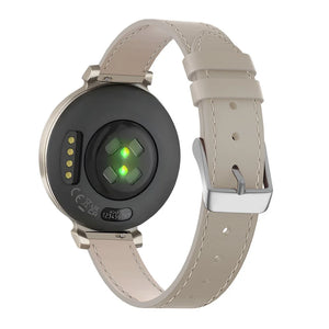 Correa reloj cuero 14mm - universal (beige)