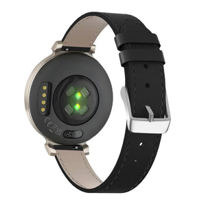 Correa reloj cuero 14mm - universal (negro)