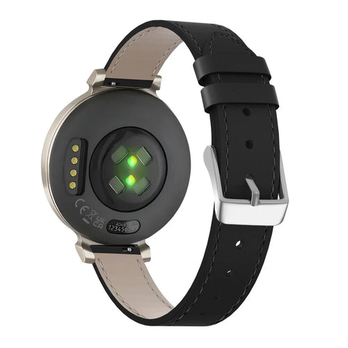 Correa reloj cuero 14mm - universal (negro)