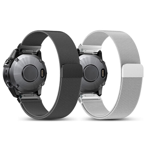 Garmin Forerunner 945 Premium Milanese Strap (Silver)