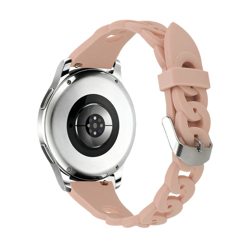 Bandz Coros Pace 2 Silicone Strap 'Chains' (Pink)