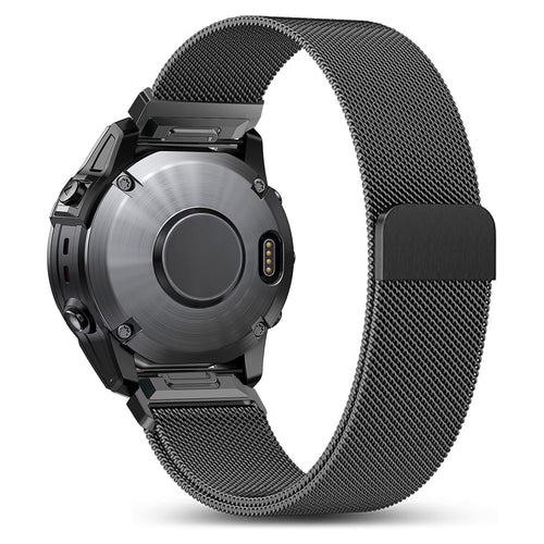 Amazfit T-Rex Ultra 2 Premium Milanese Strap (Black)