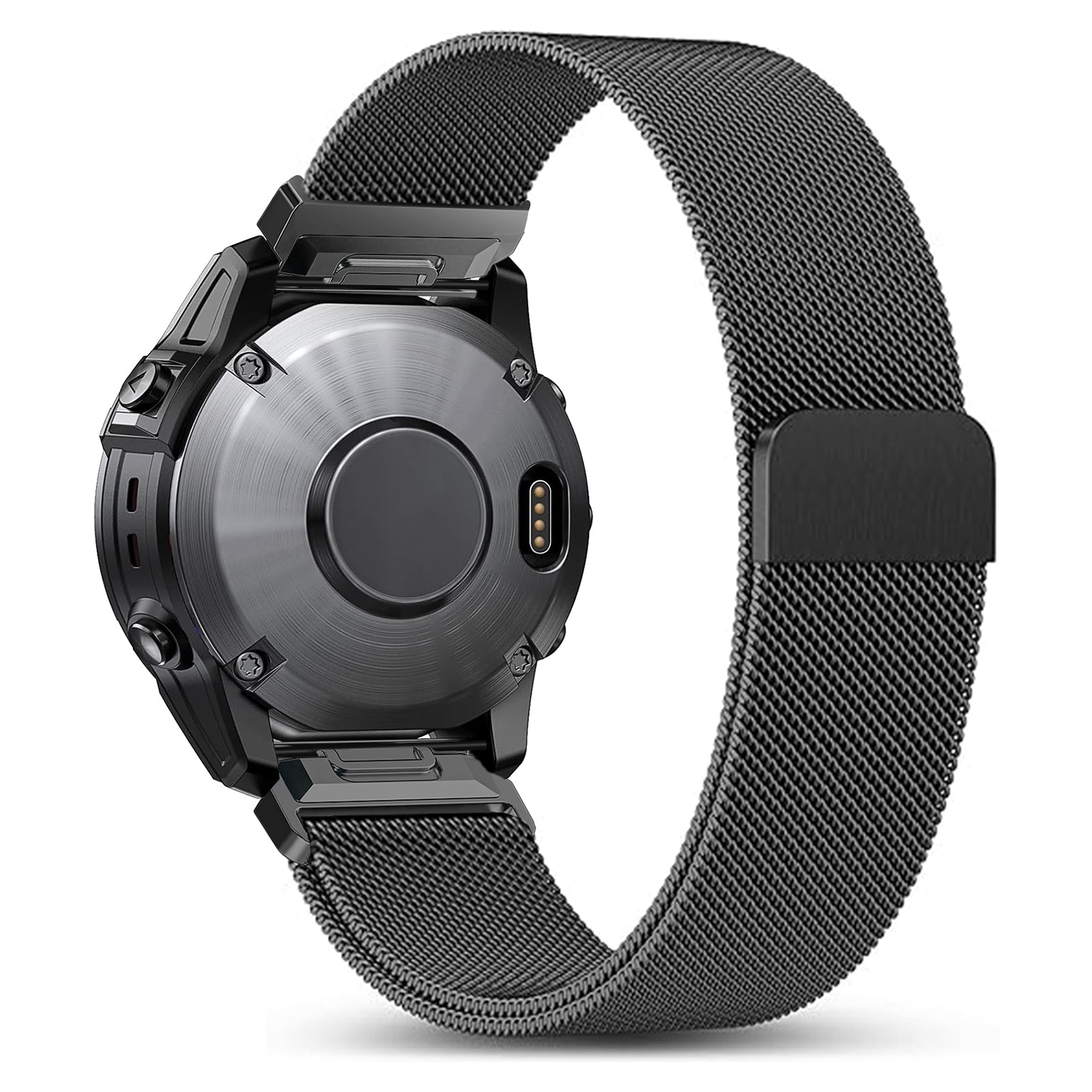 Amazfit T-Rex Ultra 2 Premium Milanese Strap (Black)