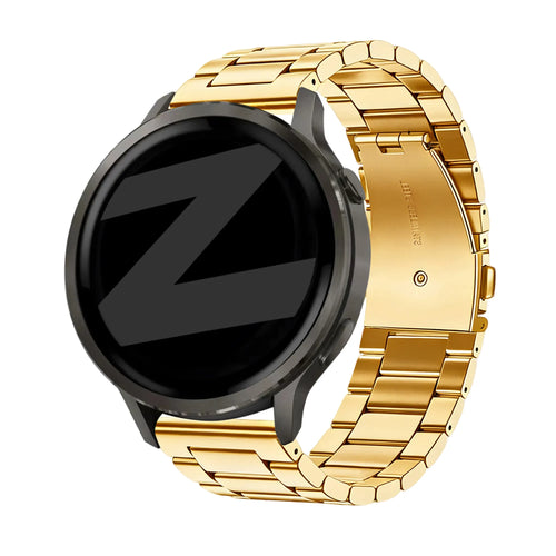 Bandz Garmin Forerunner 265s Stahlarmband 'Classic' (Gold)