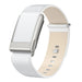 Correa cuero compatible con Whoop MG (blanco)
