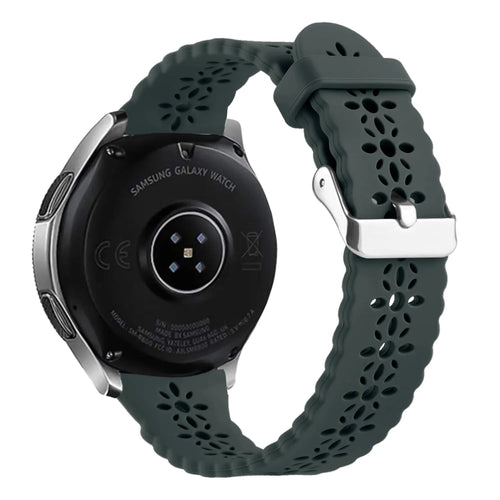 Bracelet de silicone avec relief Amazfit Bip U (Pro) (vert sapin)