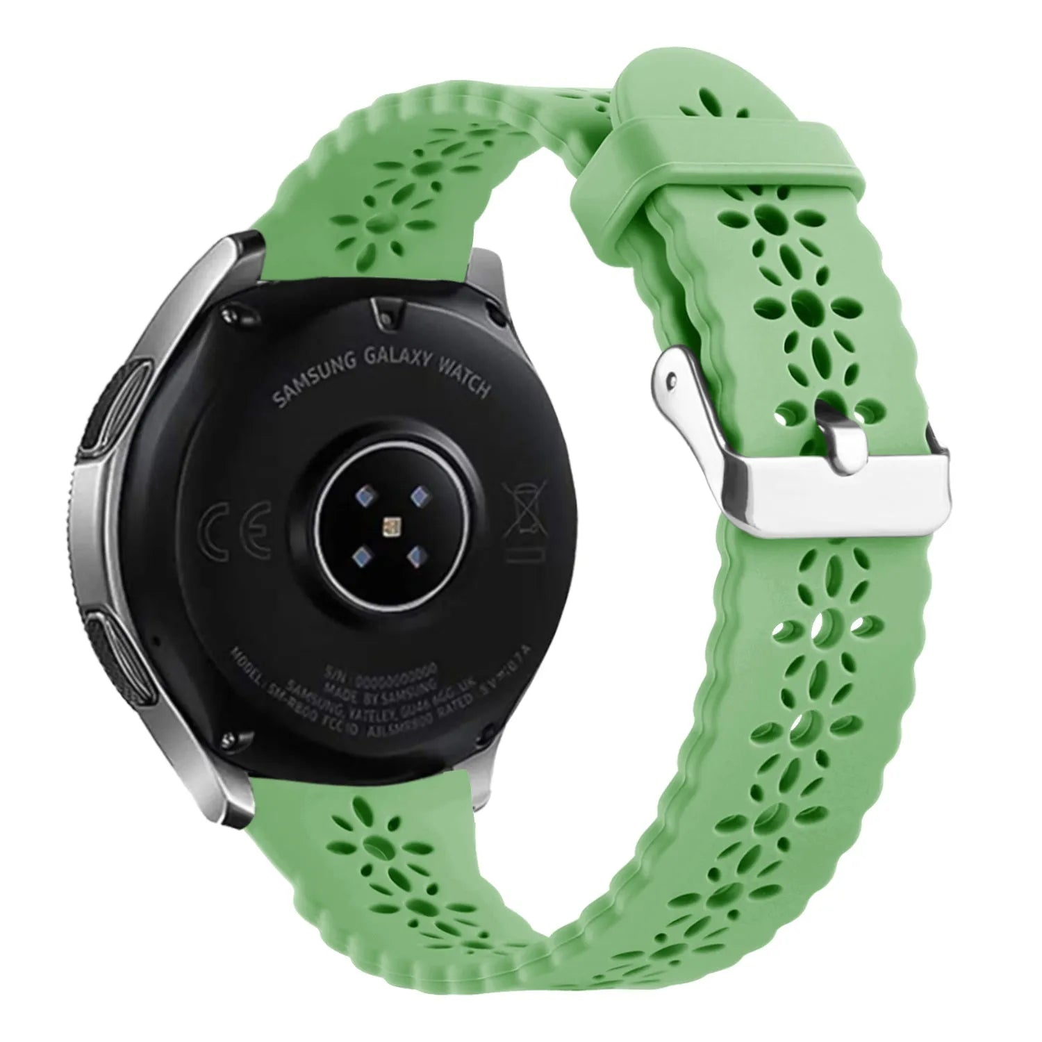 Amazfit Active Patterned Silicone Strap (Green)