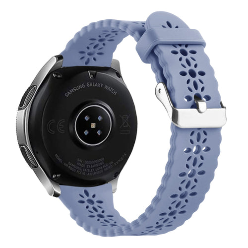 Withings Steel HR Sport Patterned Silicone Strap (Lavender Grey)