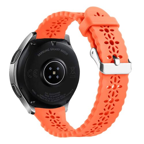 Amazfit Active 2 Patterned Silicone Strap (Orange)