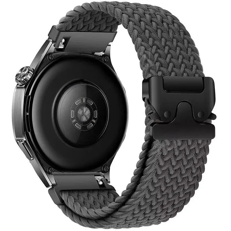 Polar Street X Geflochtenes Armband mit P-Schnalle (Grau)