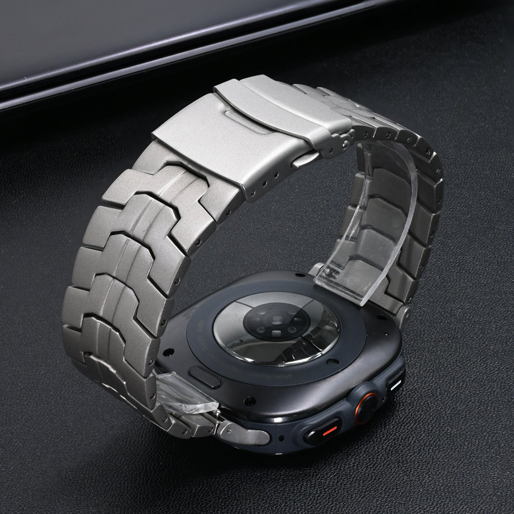 Google Pixel Watch 4 - 45mm 'Iron' Titanium Strap (Silver)