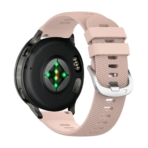 Bandz Garmin Venu 4 - 41mm Silikonarmband 'Deluxe' (Hellrosa)