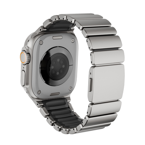 Bandz Correa titanio 'Hybrid' Apple Watch Ultra (plata)