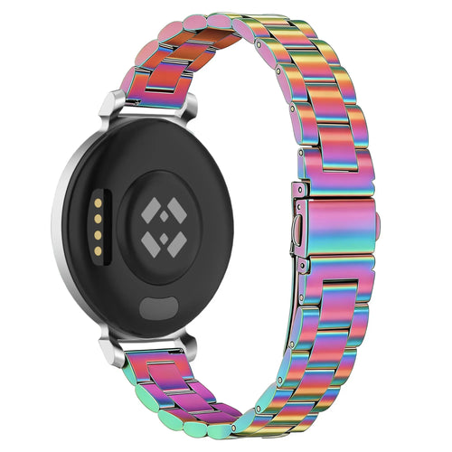 Bandz Garmin Lily 2 Stahlarmband 'Classic' (Regenbogen)