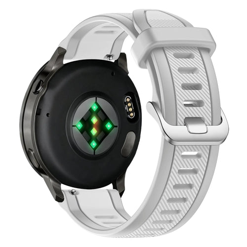 Bandz Garmin Forerunner 570 - 42mm dual sport band met gesp (grijs)