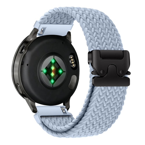 Bandz Bracelet tressé 'Parachute' Garmin Forerunner 570 - 42mm (bleu clair)