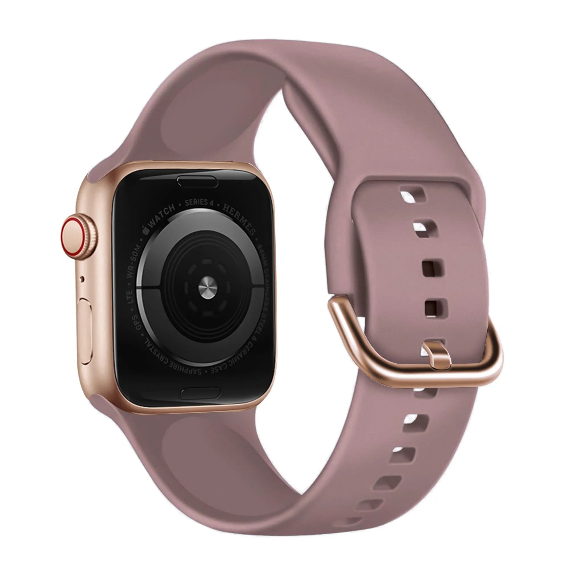 Apple Watch Silk Silikonarmband (Mauve)