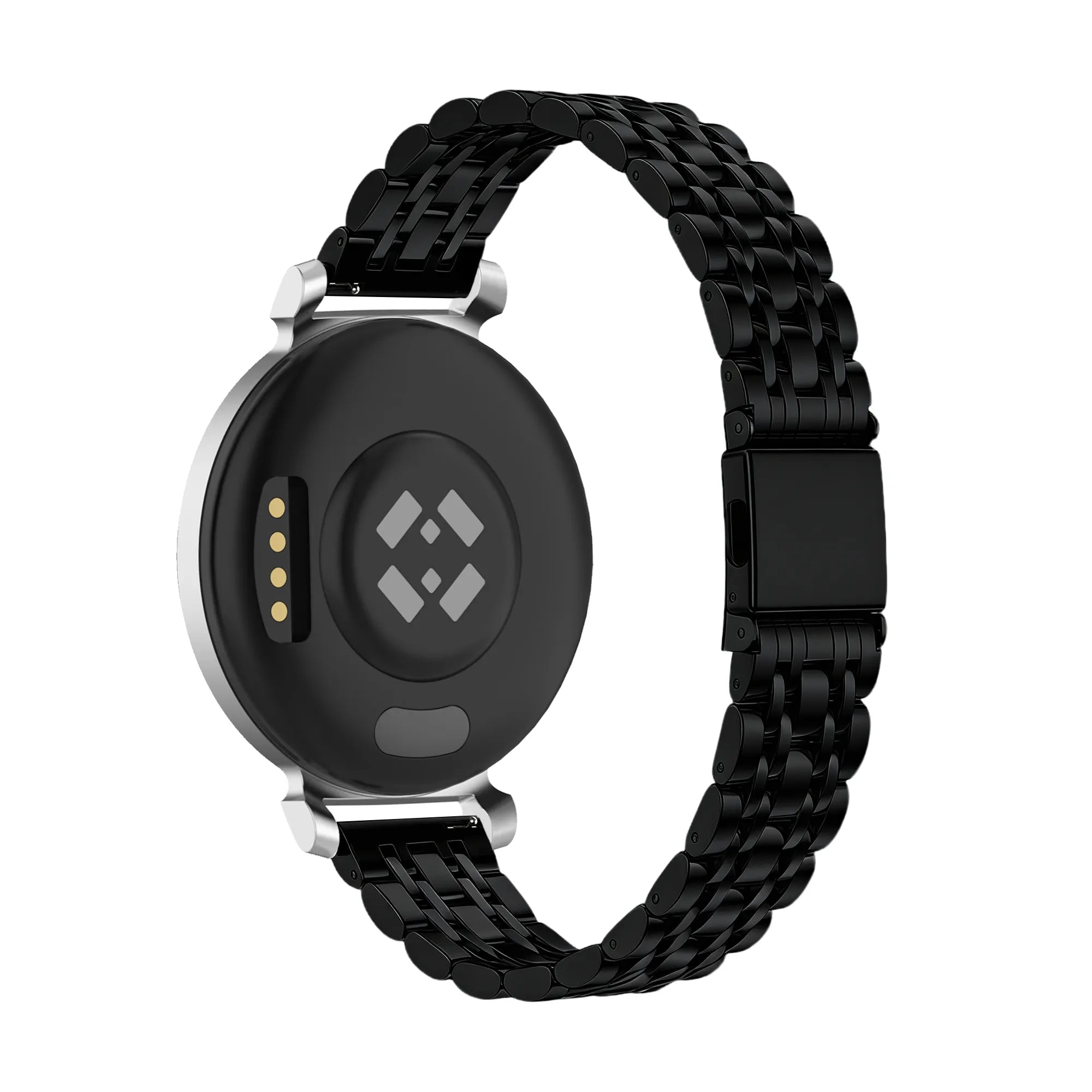 Bandz Bracelet acier 'Deluxe' Zenwatch Lily (noir)