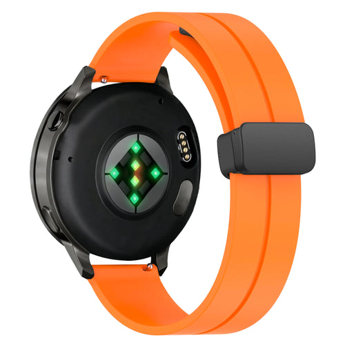 Bandz Correa silicona con hebilla Garmin Forerunner 265 (naranja)