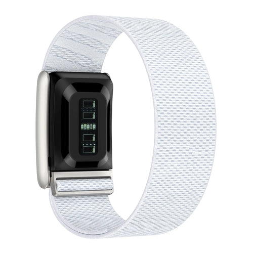 Bracelet nylon compatible avec Whoop 4.0 (blanc)