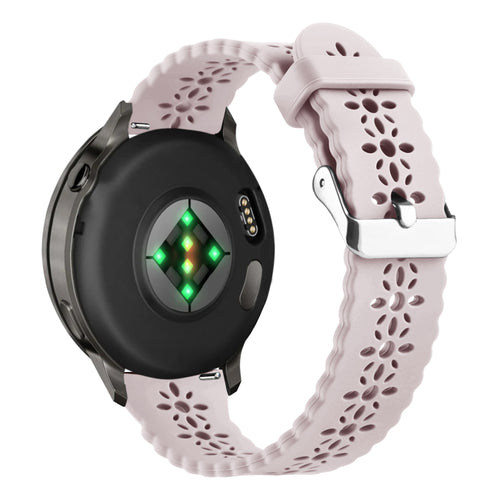 Bandz Garmin Vivomove 3 Silicone Strap 'Lace' (Pink)