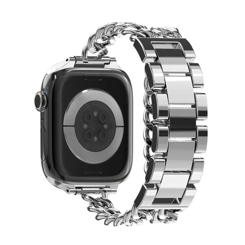 Bandz Bracelet acier 'Double Tour' Apple Watch (argent)